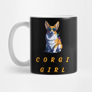 corgi girl Mug